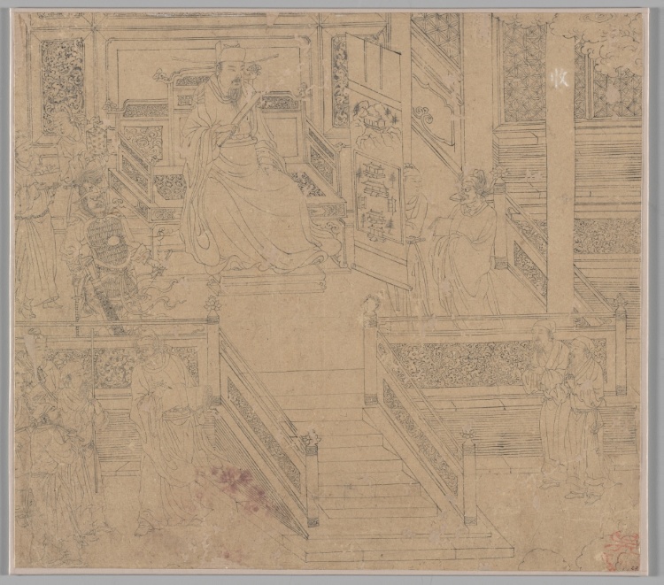 Album of Daoist and Buddhist Themes: Kings of Hells: Leaf 29