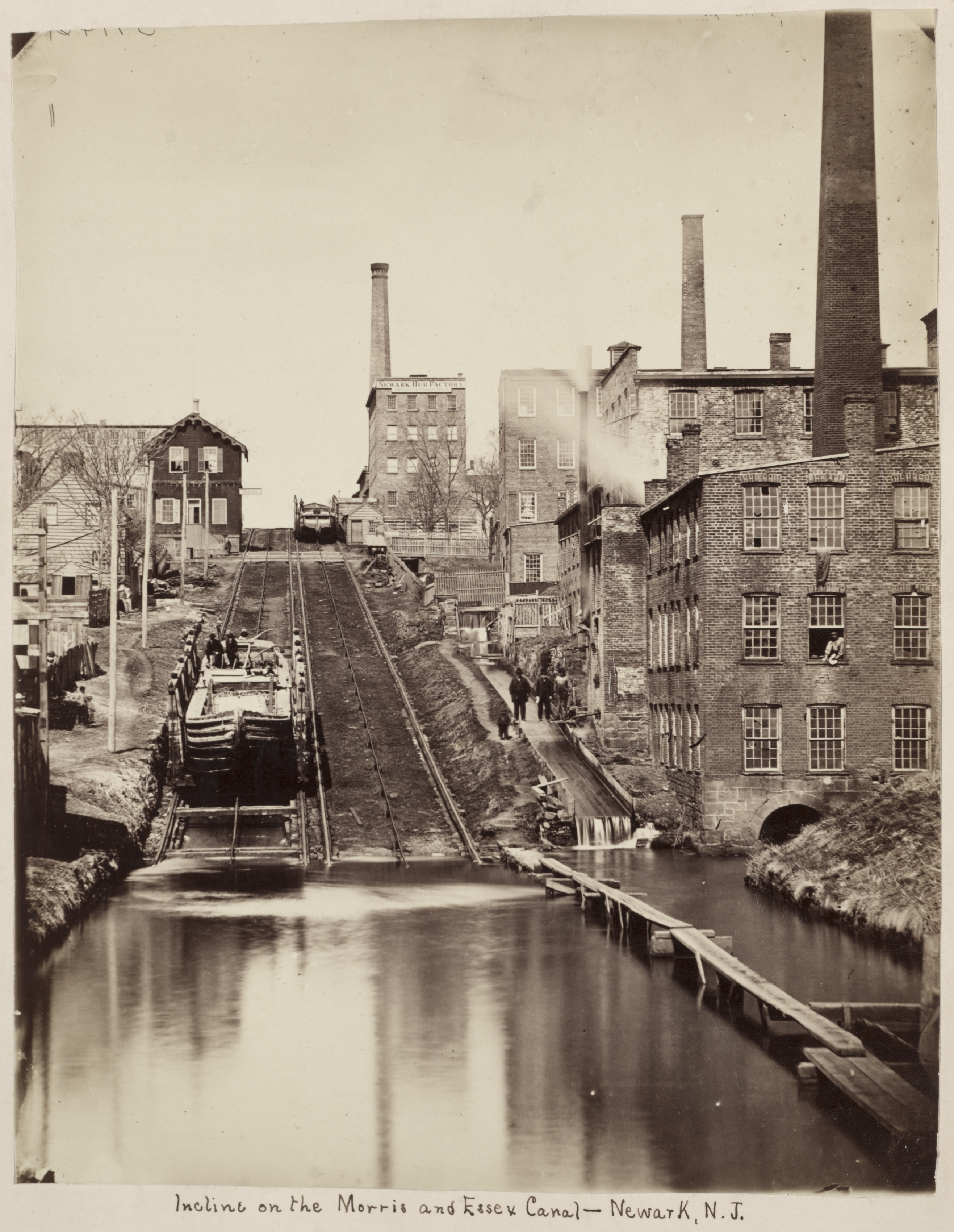 Incline on the Morris and Essex Canal, Newark, New Jersey