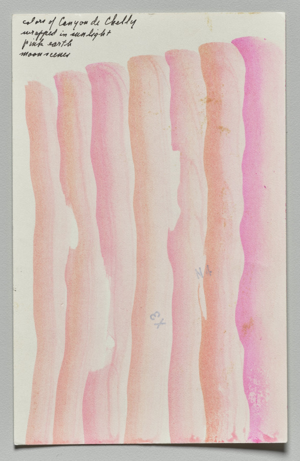 Cañon de Chelly (recto), Lenore Tawney, 1980