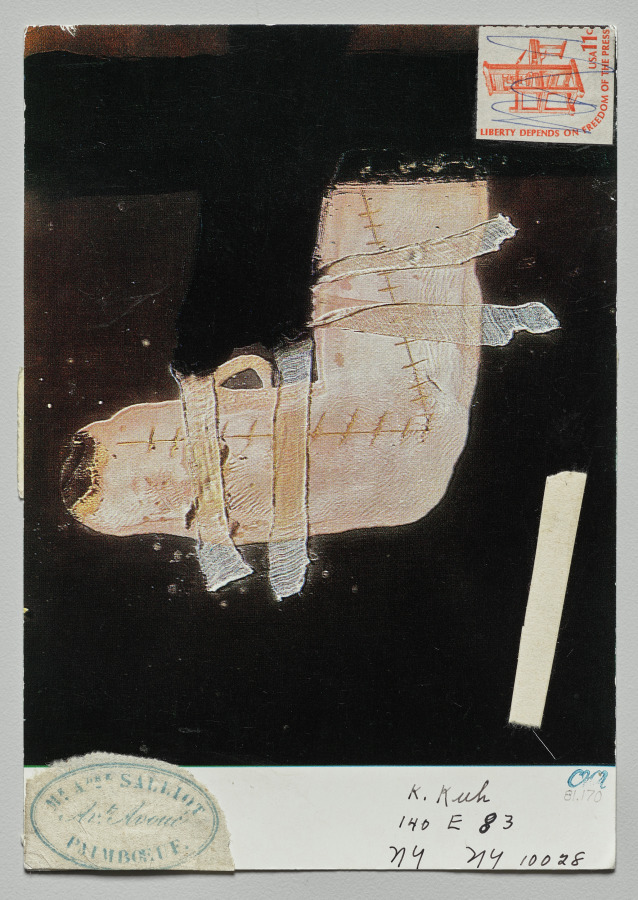 Giraffe (verso), Lenore Tawney, 1979