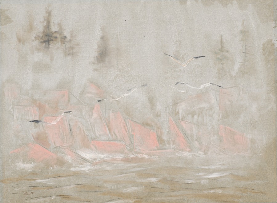 Fog in Maine, Walter Leroy Flint, 1953