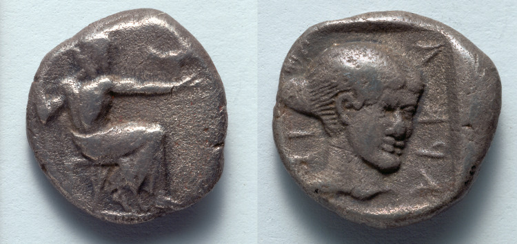 Hemidrachm: Zeus (obverse); Head of Despoina (reverse)