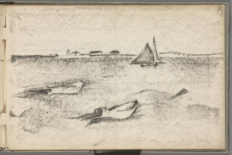"The Bay, Long Point Light": From Sketchbook No.5, p. 3.