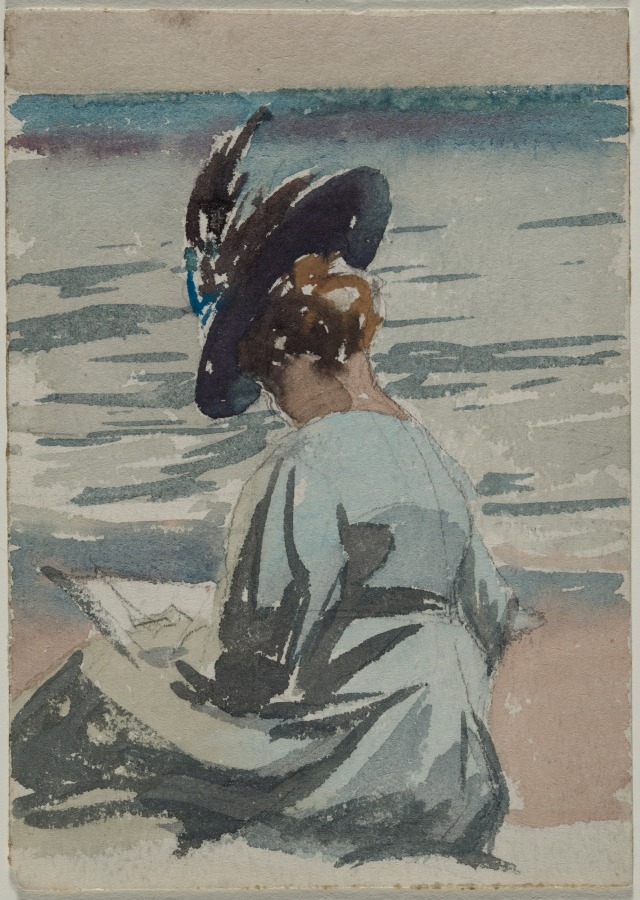 Woman on a Beach, Henry Keller, c. 1891–1949