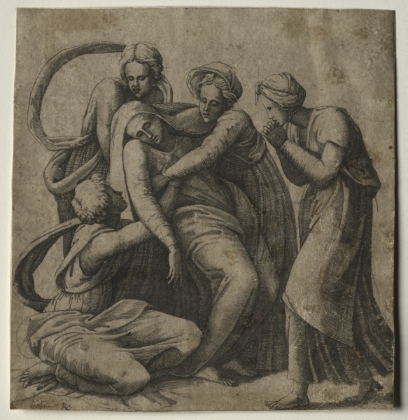The Virgin Fainting in the Arms of Three Holy Women