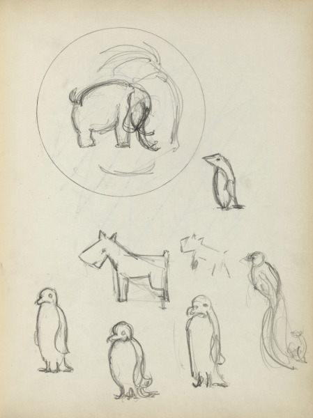 Sketchbook #1: Animals (page 121)