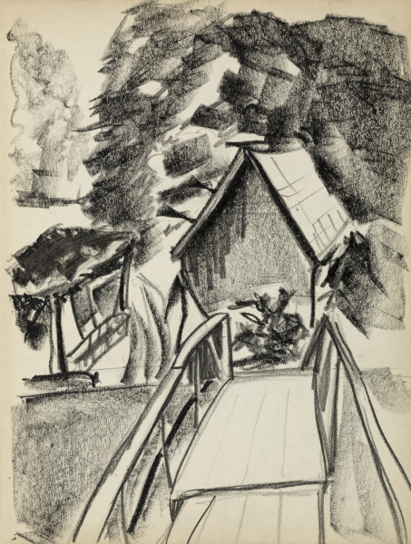 Sketchbook #1: Covered bridge (page 11)