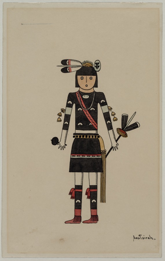 Single Figure, Awa Tsireh (Alfonso Roybal), 1930s