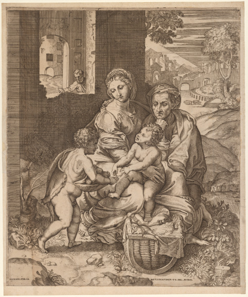 The Holy Family (La Perla) (after Raphael)