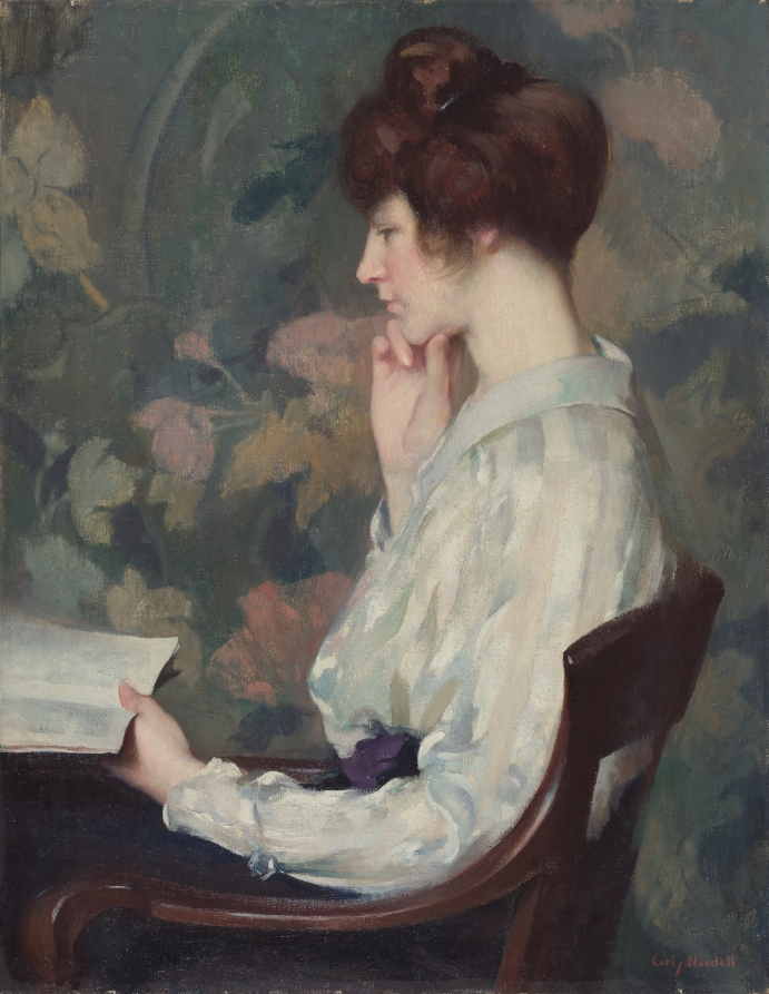 Reflective Mood, Carl J. Nordell, c. 1920
