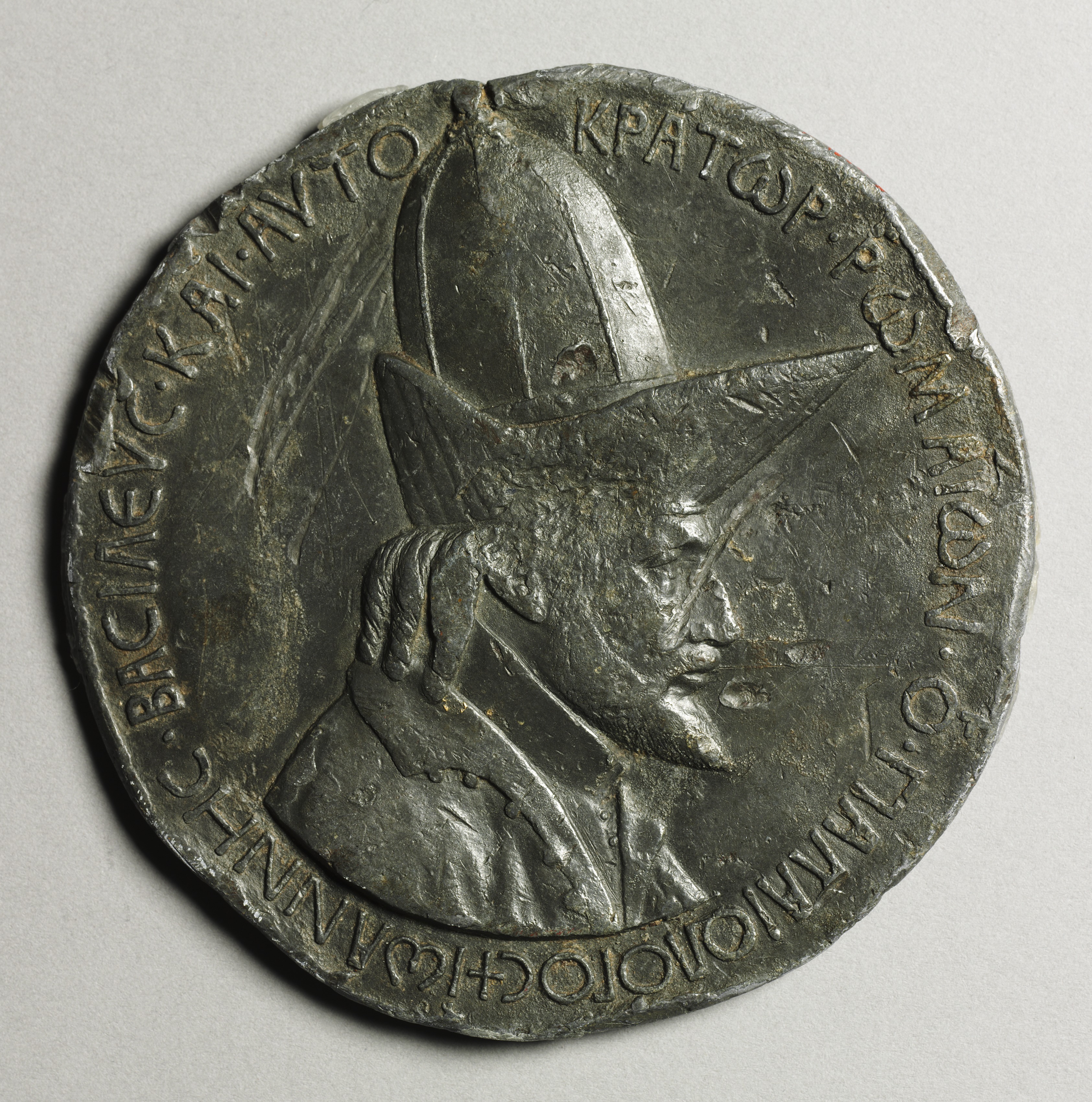 Portrait of John VIII Palaeologus, Emperor of Constantinople, 1424-1428 (obverse)