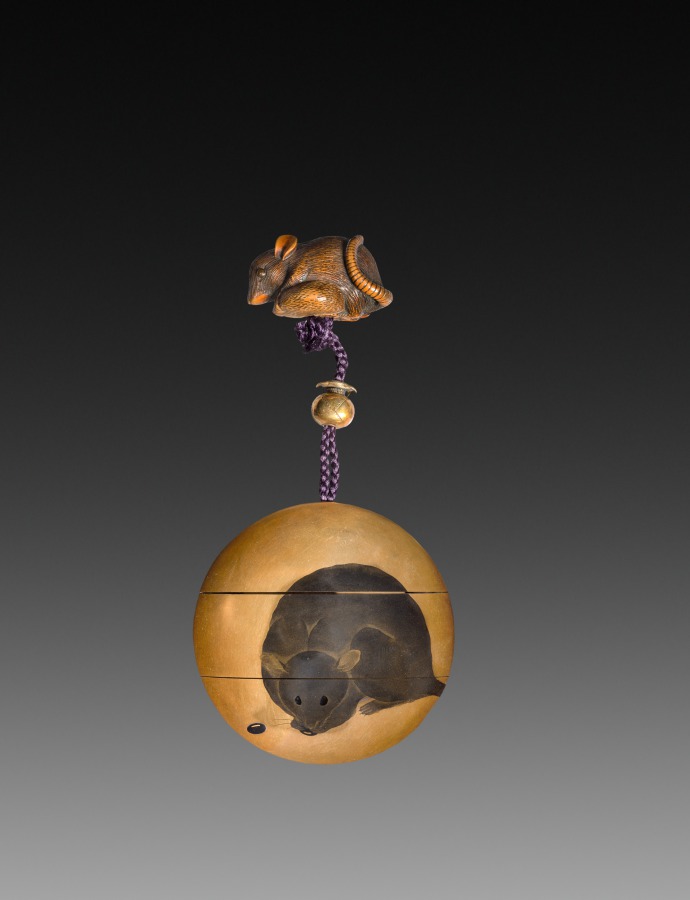 Inro (Case) with Mice and Beans | Cleveland Museum of Art