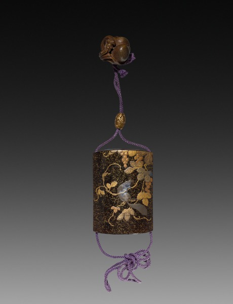 Inro (Case) with Squirrels in Grapevines | Cleveland Museum of Art