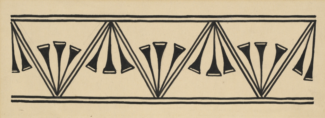 San Ildefonso Pottery Design, Kenneth M. Chapman, Before 1928