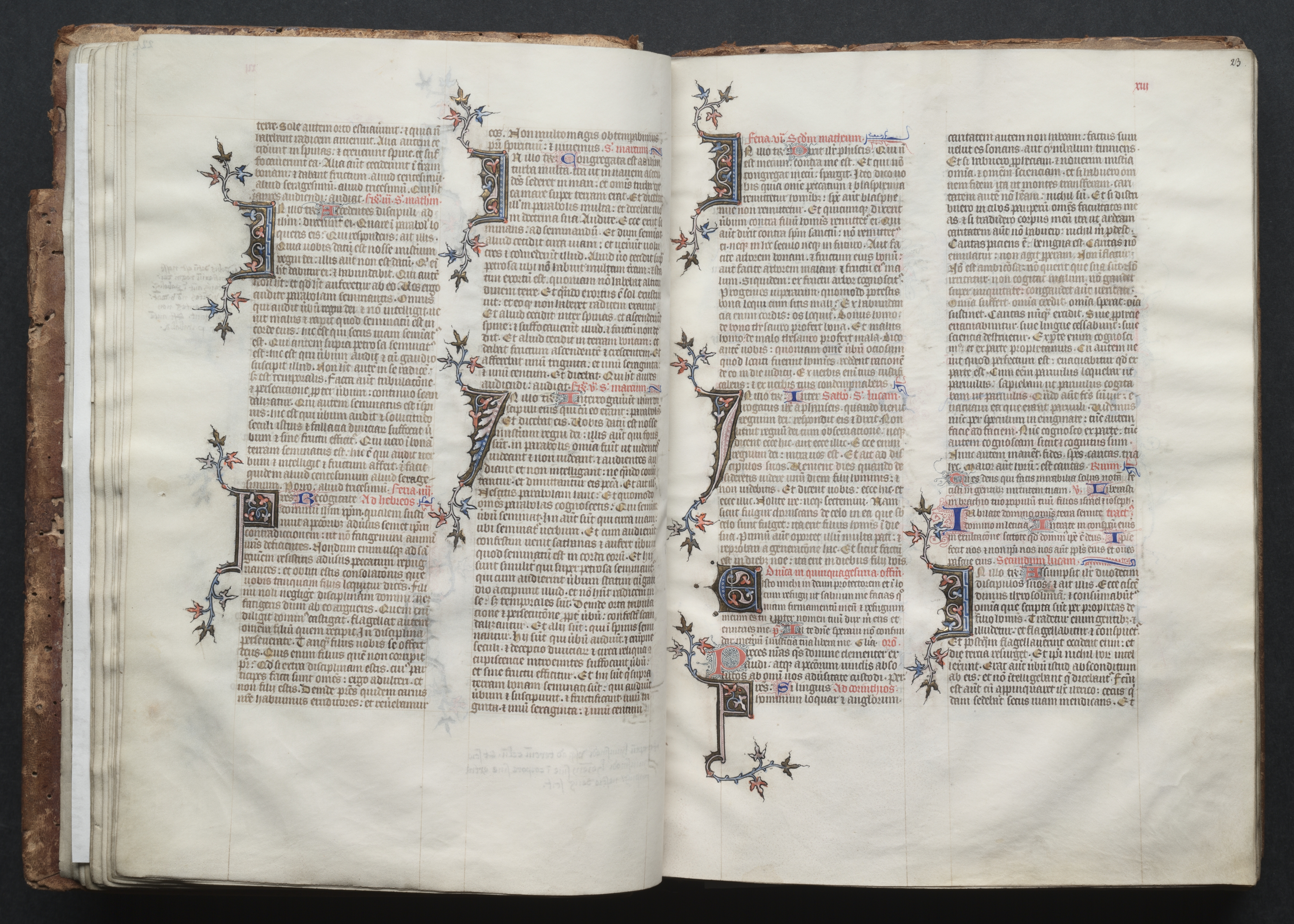 The Gotha Missal:  Fol. 23r, Text