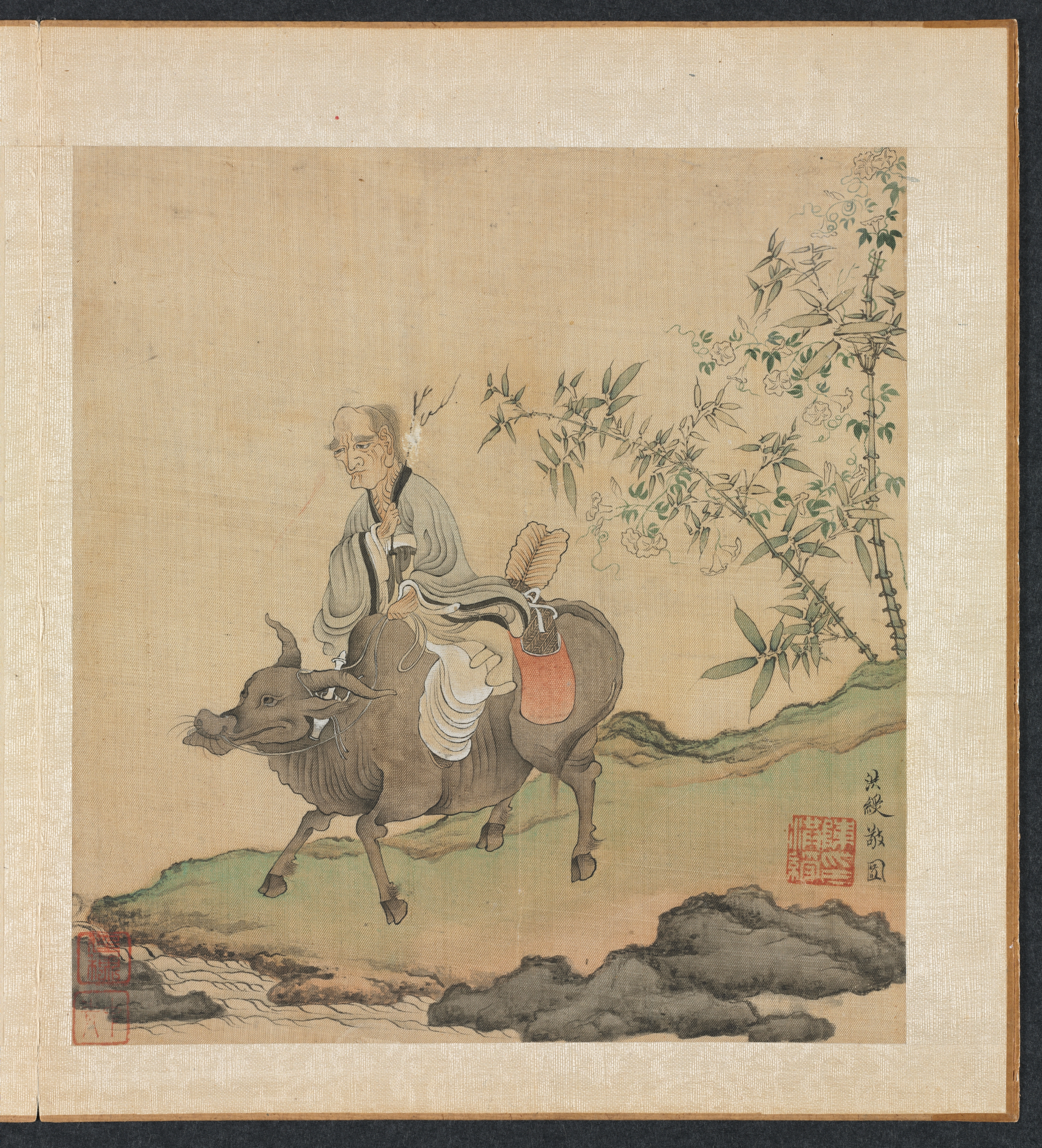 Paintings after Ancient Masters: Laozi Riding an Ox