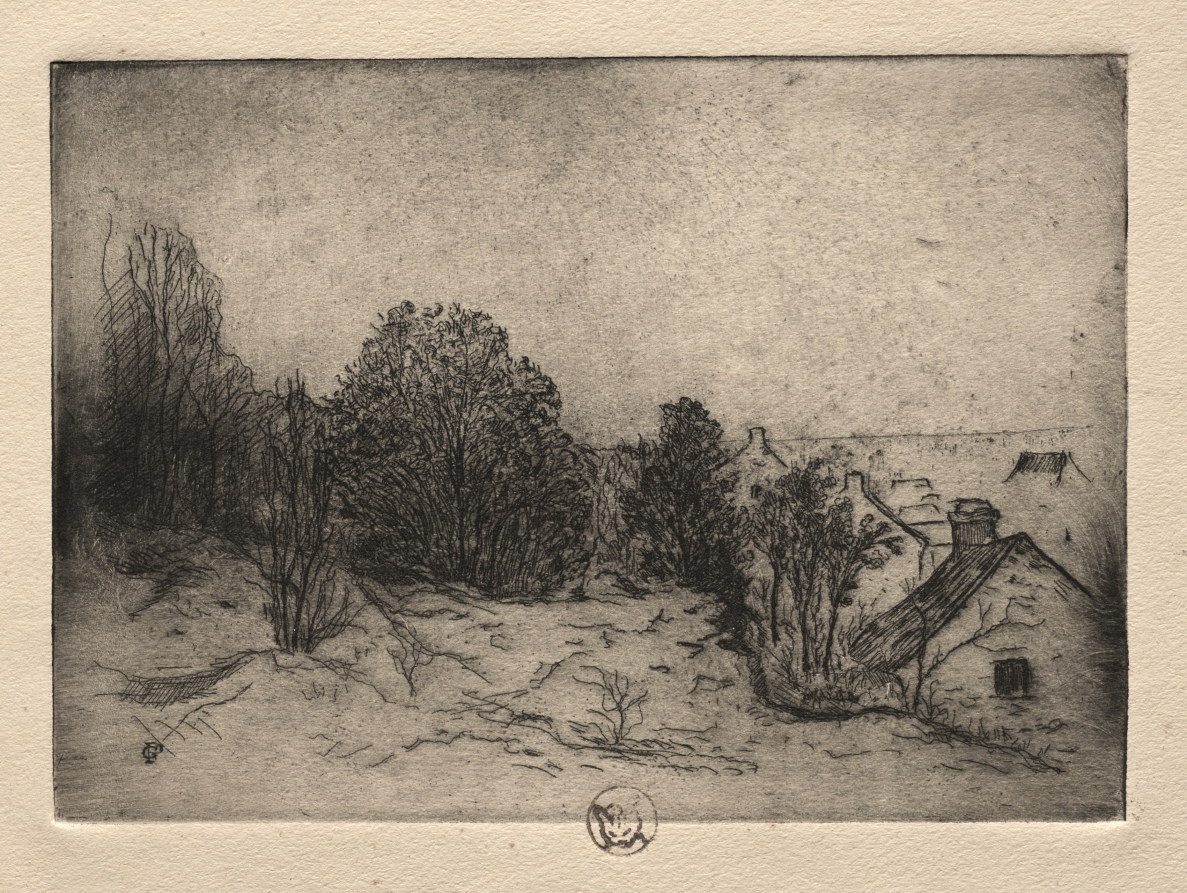 Six Etchings: Vesnots, Auvers on the Oise
