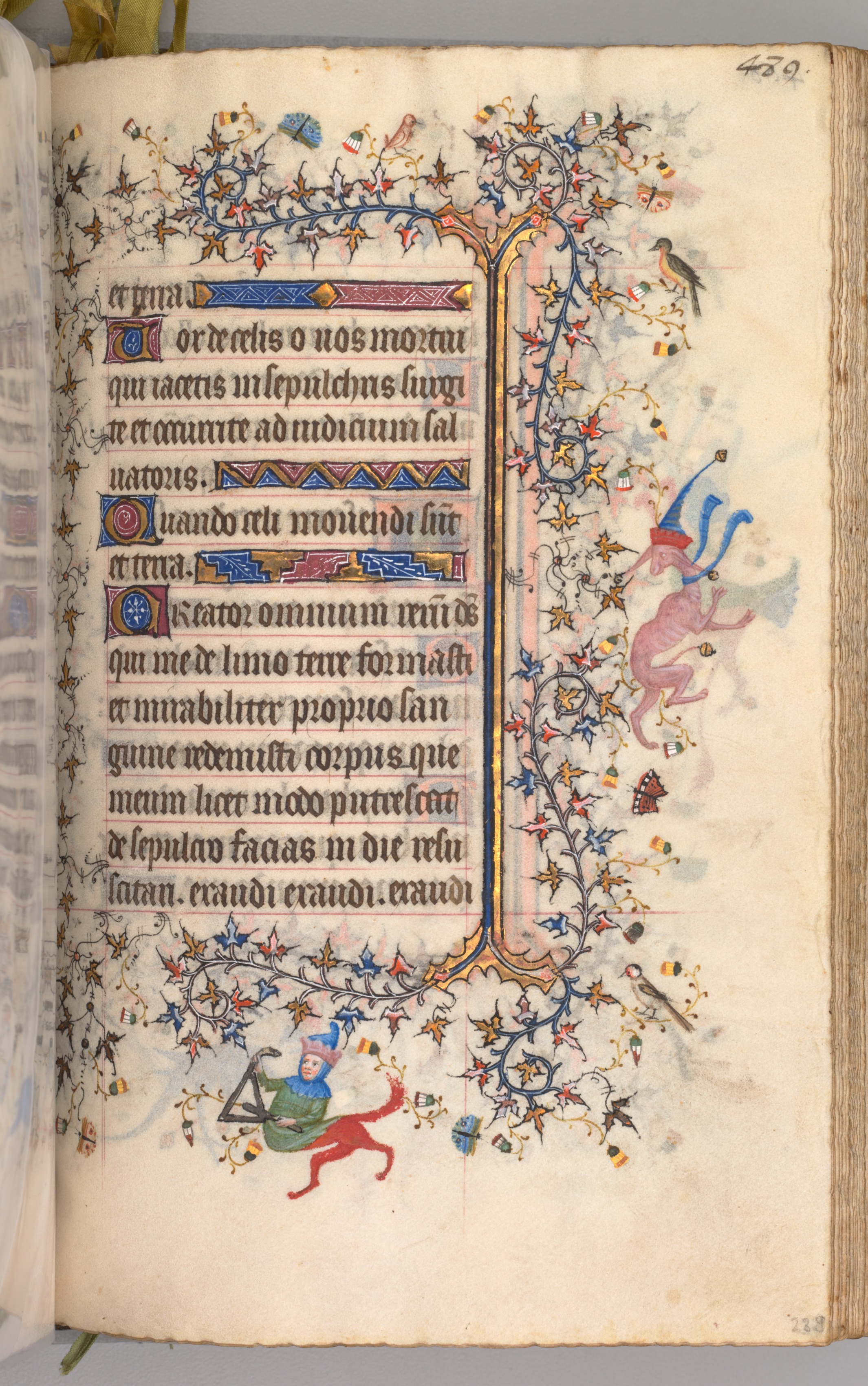 Hours of Charles the Noble, King of Navarre (1361-1425): fol. 239r, Text