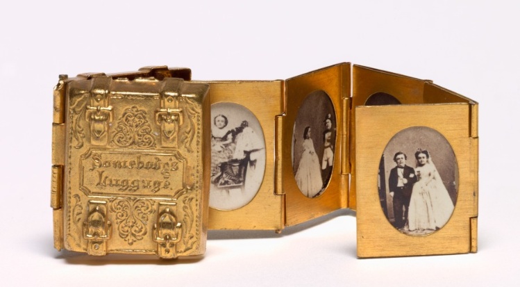 Somebody's Luggage (Miniature Wedding Album of Tom Thumb and Lavinia Warren)