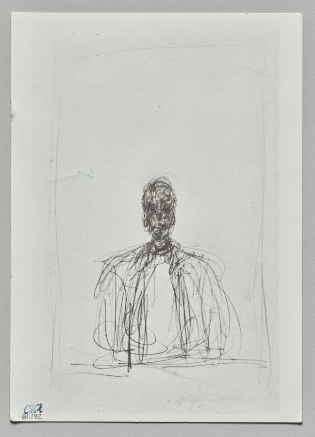Giacometti (verso), Lenore Tawney, 1979