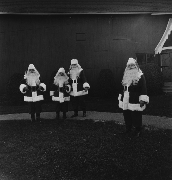 Santas at the Santa Claus School, Albion, N.Y., 1964