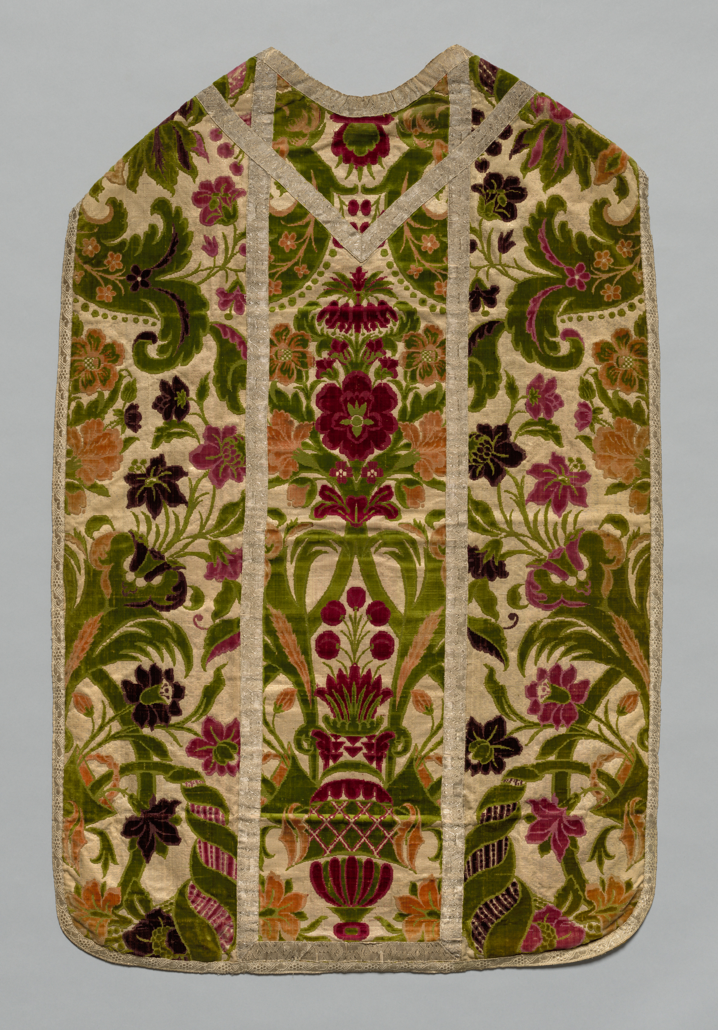 Chasuble, Stole, Burse (Corporal Case), and Maniple