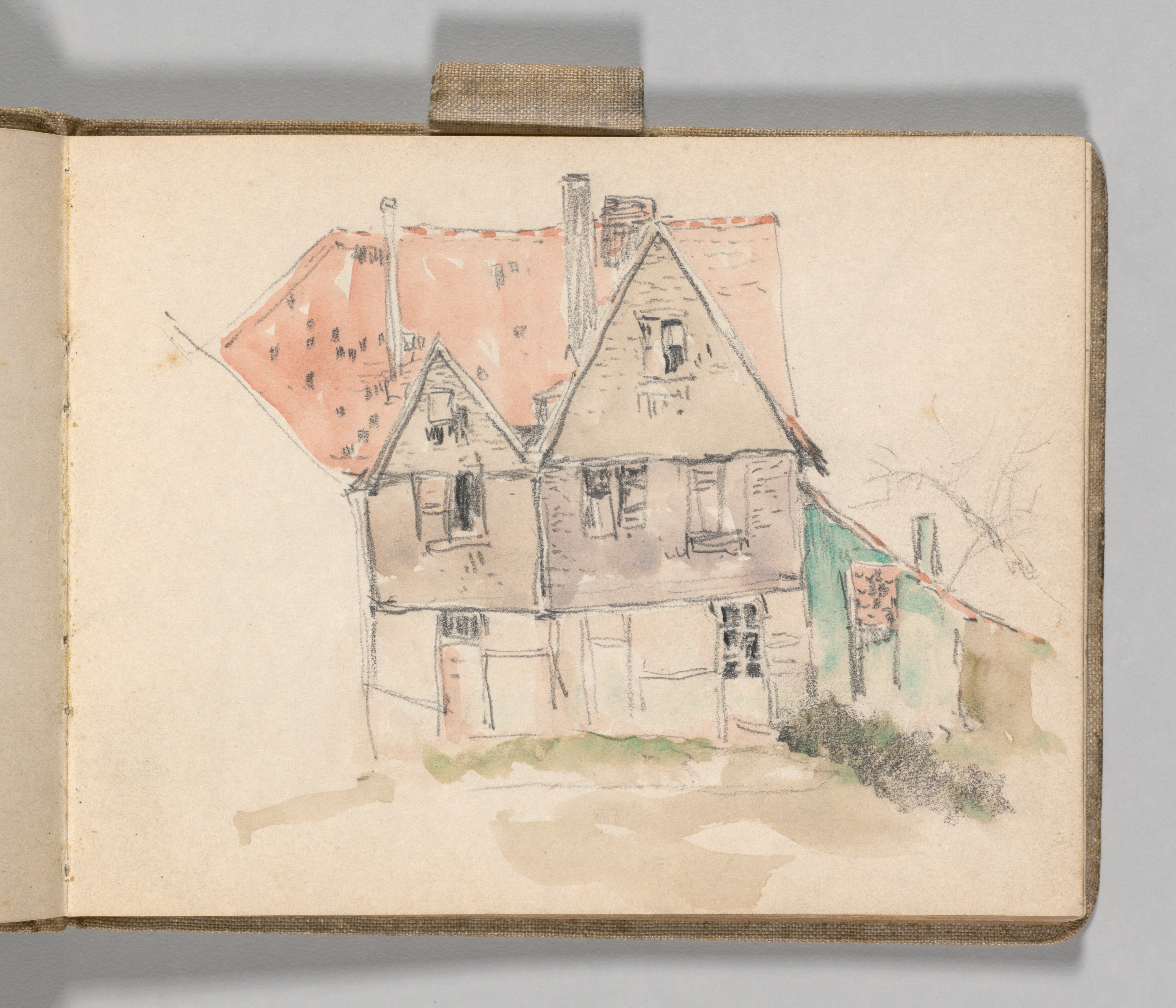 Sketchbook, Holland: Page 5, House