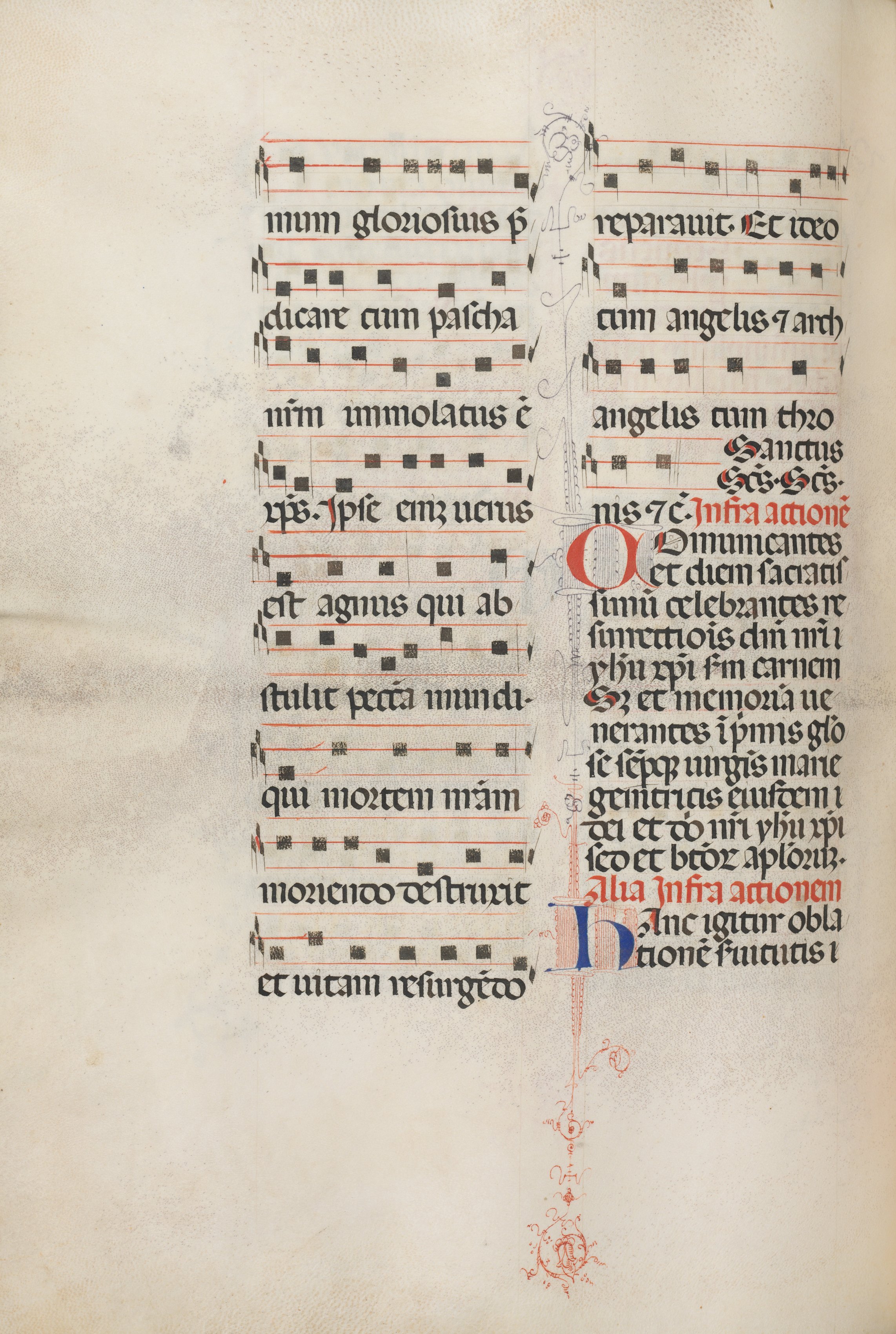 Missale: Fol. 179v: Music for various ordinary prayers