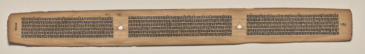 Text, Folio 136 (verso), from a Manuscript of the Perfection of Wisdom in Eight Thousand Lines (Ashtasahasrika Prajnaparamita-sutra)