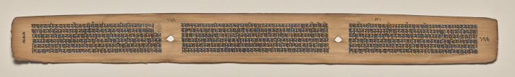 Text, Folio 135 (verso), from a Manuscript of the Perfection of Wisdom in Eight Thousand Lines (Ashtasahasrika Prajnaparamita-sutra)