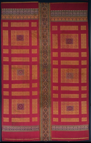 Silk curtain from the Alhambra palace