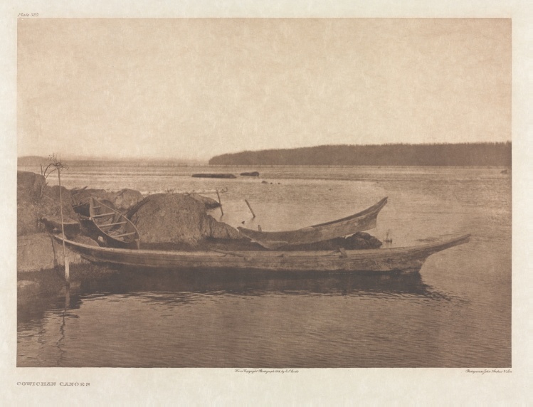 Portfolio IX, Plate 325: Cowichan Canoes