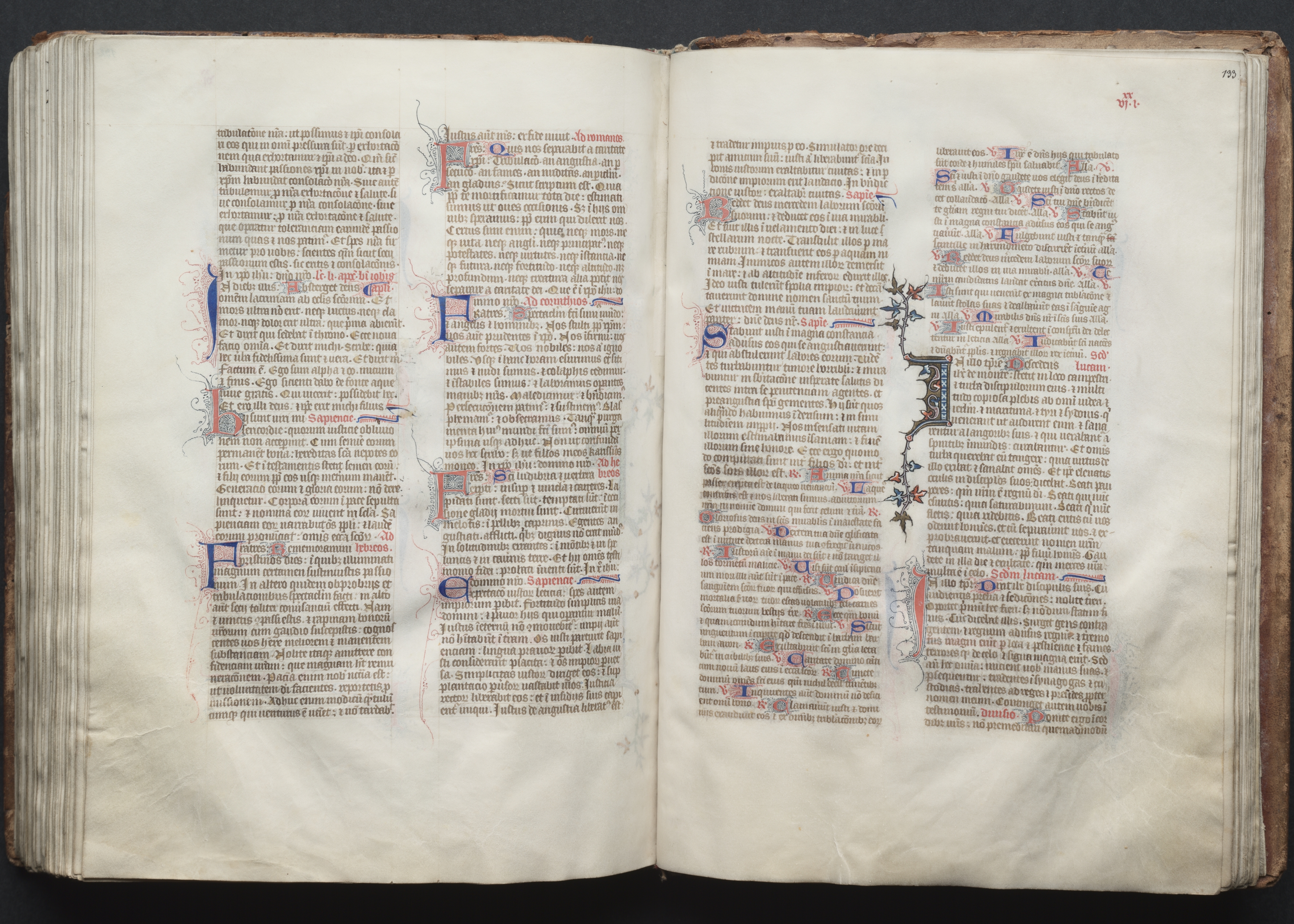 The Gotha Missal:  Fol. 132v, Text