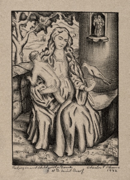 The Virgin and Child with a Dove