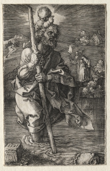 St. Christopher, Facing Right