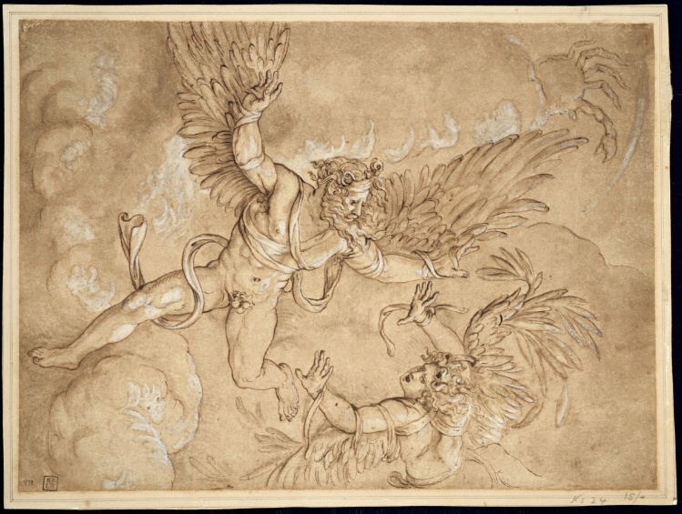 Copy after Giulio Romano's Fall of Icarus