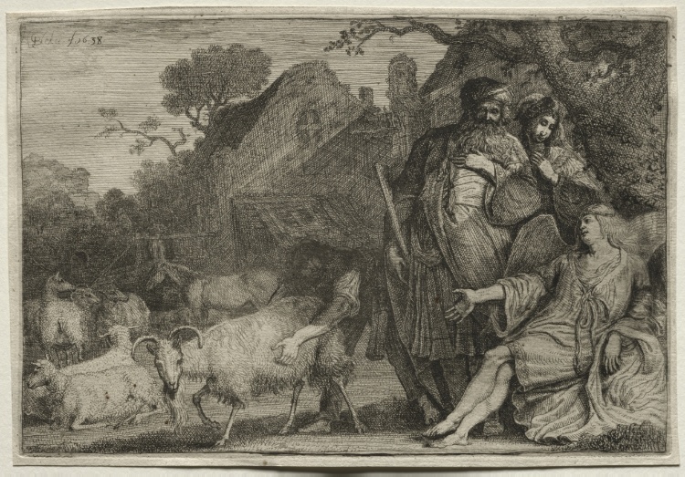 An Angel Foretells the Birth of Abraham's Son