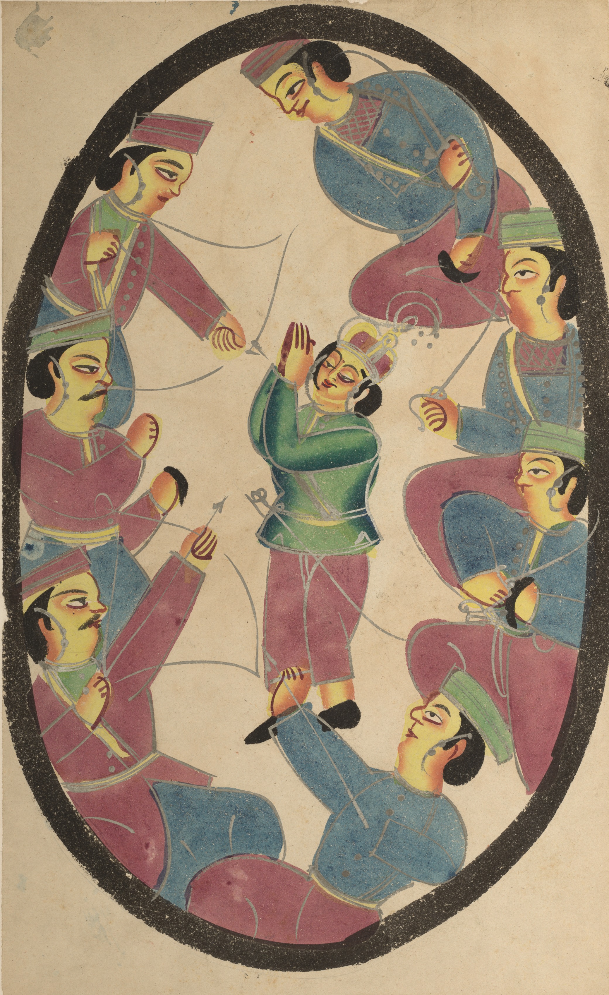 Seven Heroes or Warriors Killing Abhimanya, Son of Arjuna