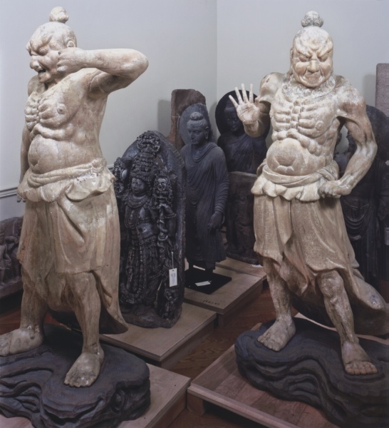 Japanese Guardians and Asian Sculpture in Storage