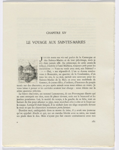Frédéric Mistral: Mémoires et Recits by Frédéric Mistral: round building (page 161)