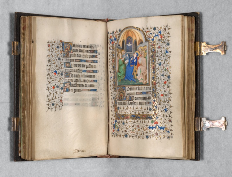 Book of Hours (Use of Paris): Fol. 108r, The Pentecost