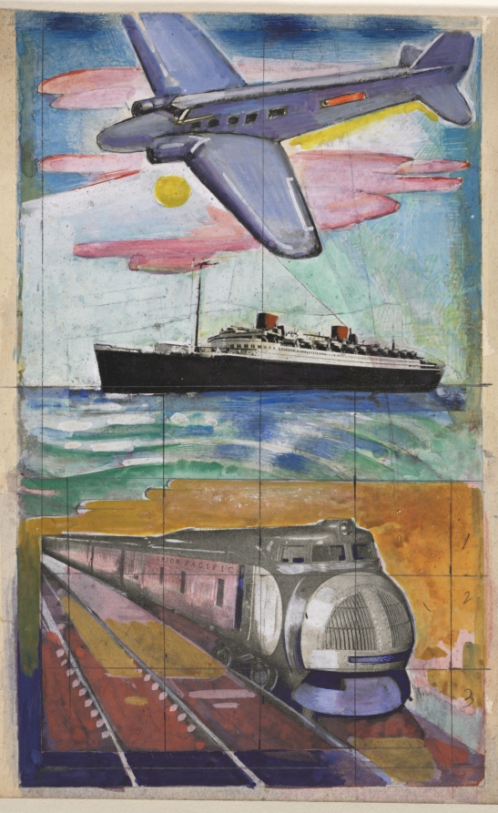 Study for Transportation Mural (146 of 150), William Sommer, c. 1920s–40s