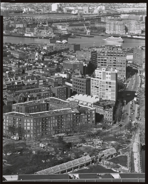 View of North End & Albany Street, Boston