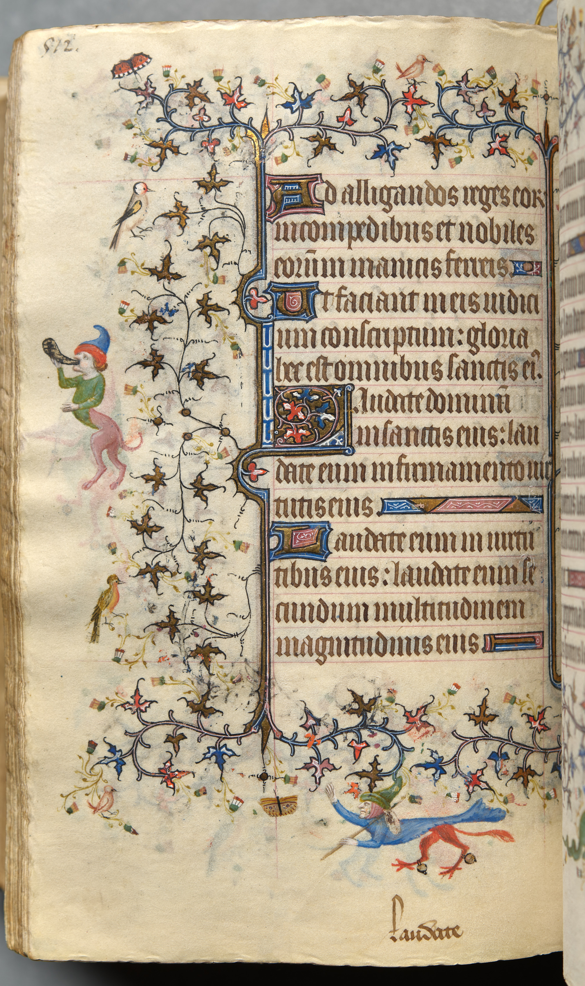 Hours of Charles the Noble, King of Navarre (1361-1425): fol. 250v, Text