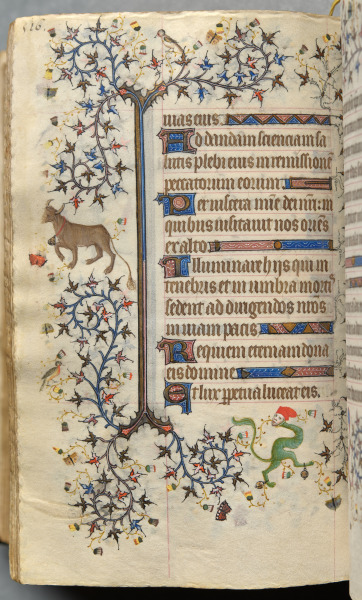 Hours of Charles the Noble, King of Navarre (1361-1425): fol. 252v, Text