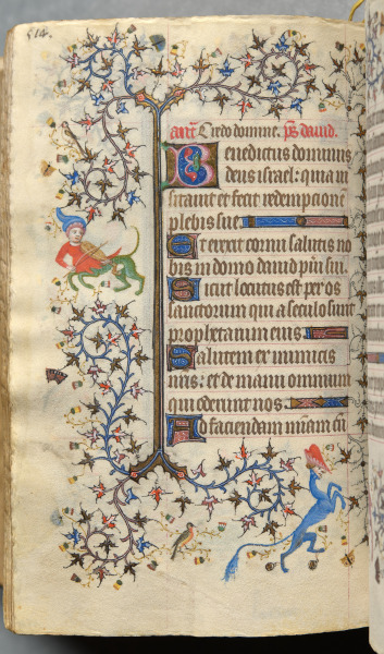 Hours of Charles the Noble, King of Navarre (1361-1425): fol. 251v, Text