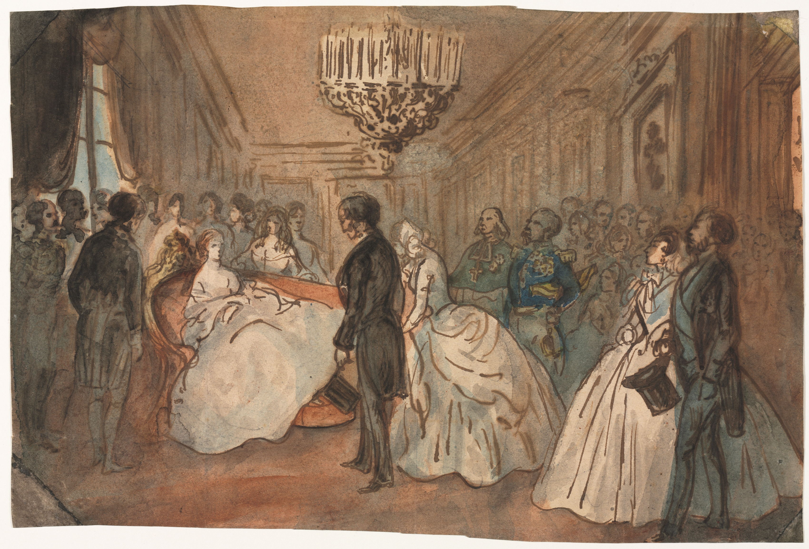 The Empress Eugénie Receiving the Diplomatic Corps after the Birth of the Imperial Prince
