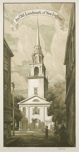 Church at Newburyport, Massachusetts