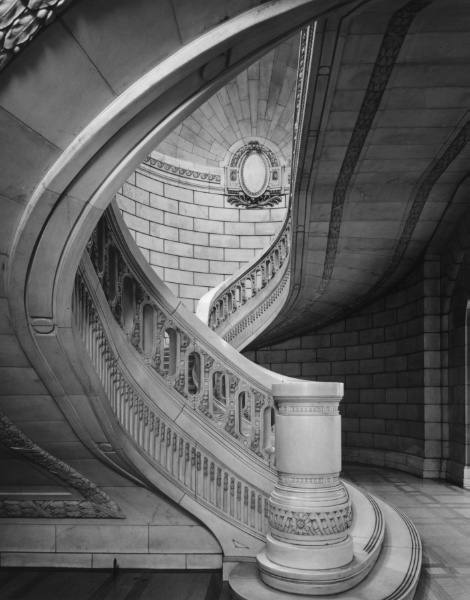 Staircase, Cuyahoga County Courthouse