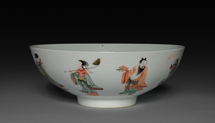 Bowl with Eight Immortals